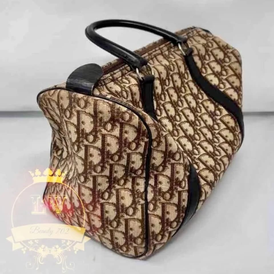 CHRISTIAN DIOR monogram canvas & leather speedy bag 29 Size 13” x 8” x9” product image 2