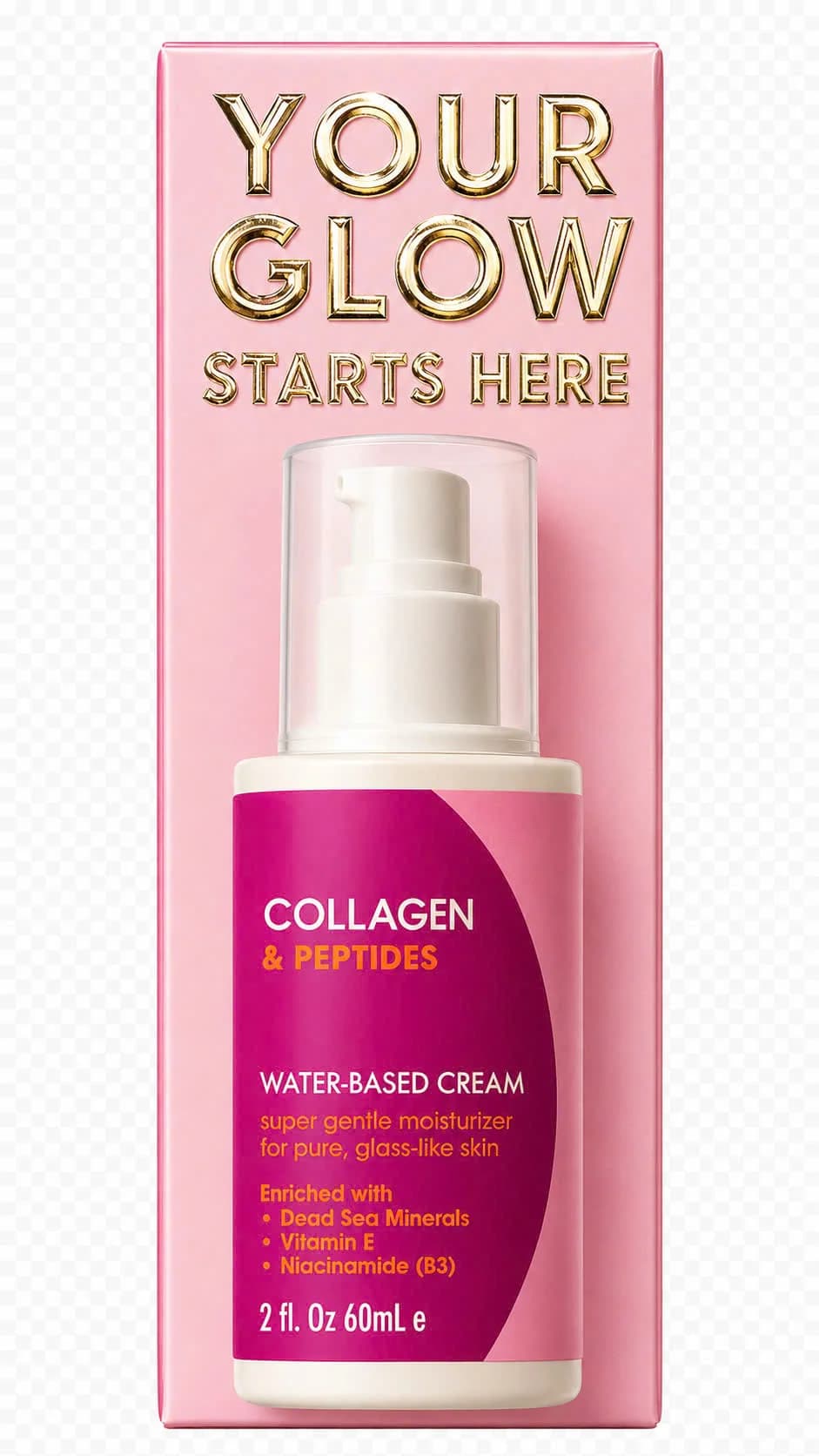 Collagen & Peptides Water-Based Cream Your Glow Starts Here variant image 3